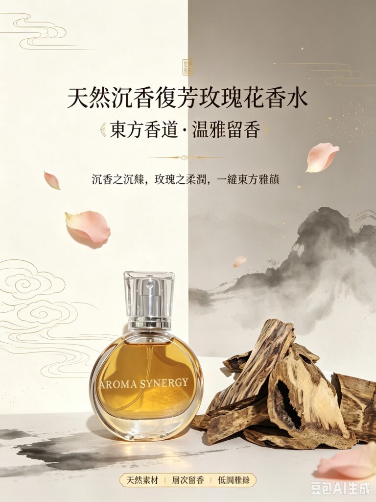 天然沉香複芳玫瑰花香水-Natural Agarwood & Compound Rose Perfume